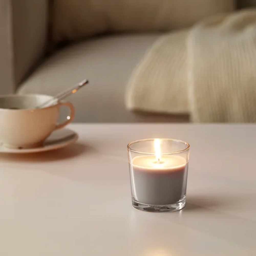 Candle Hazelnut and Caramel Brown IKEA